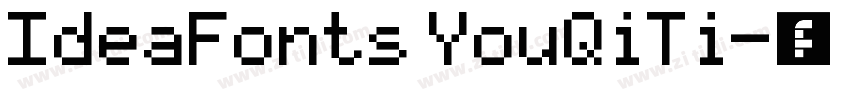 IdeaFonts YouQiTi字体转换